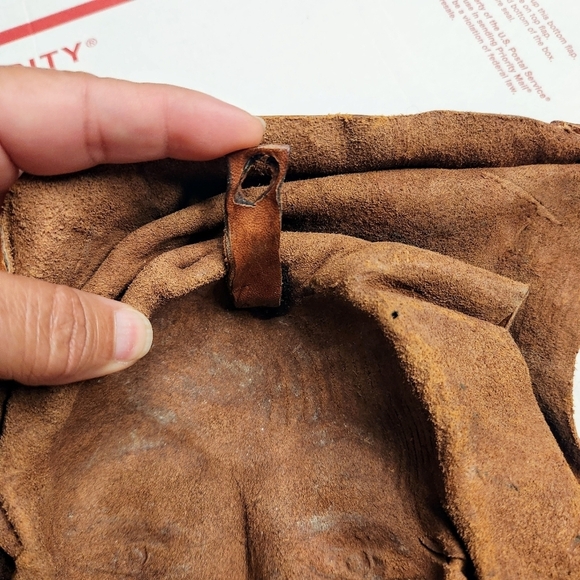 Haitian Vintage Folk Art Leather Faces Masks Set Of 3 - Picture 15 of 16